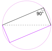 ángulo semicírculo rectángulo